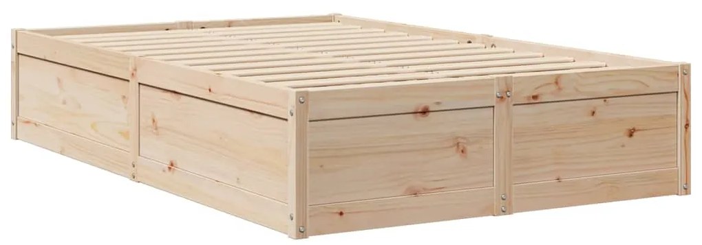 Cama sem colchão 120x190 cm madeira de pinho maciça