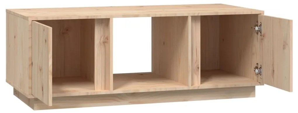Mesa de centro 110x50x40 cm pinho maciço