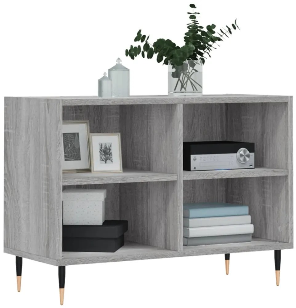 Móvel de TV 69,5x30x50 cm derivados de madeira cinzento sonoma