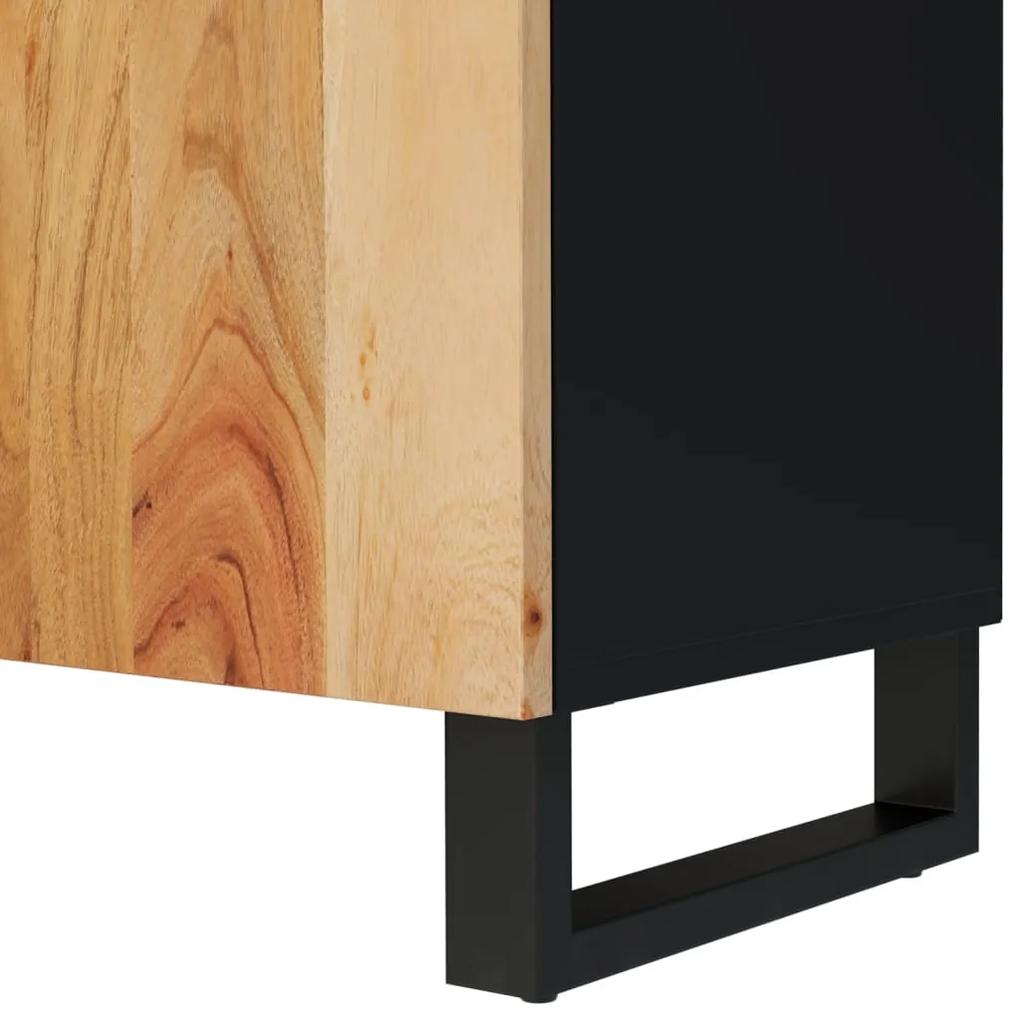 Móvel de TV 105x33,5x46 cm acácia maciça/derivados madeira