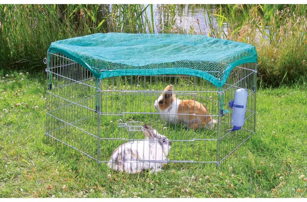 408461 TRIXIE 408461  Outdoor Animal Pen with Protective Net 63x60 cm Silver 6253