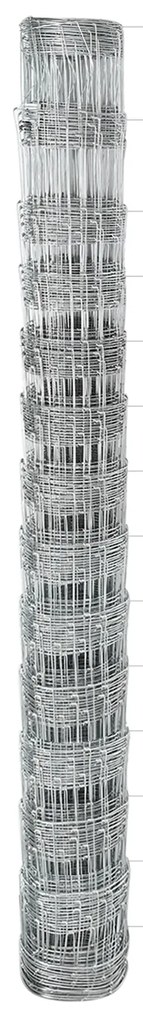 Cerca de Campo vidaXL 1.4x25 m Aço Galvanizado