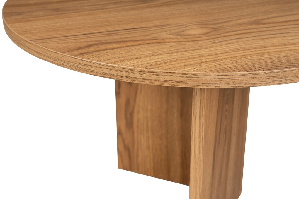 Mesa de Centro "Oval" – 120x40x60 cm, Design Sofisticado