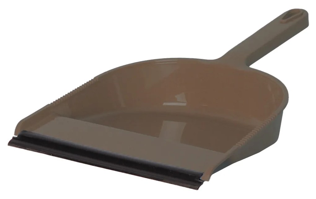 Apanhador Plástico com Borracha Taupe 22cm