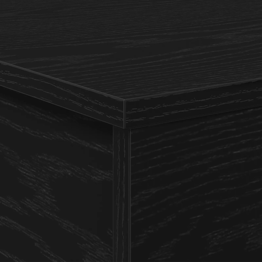 Mesa de Centro Lift Top Preto Carvalho 60x44,5x45 cm Madeira de Engenh