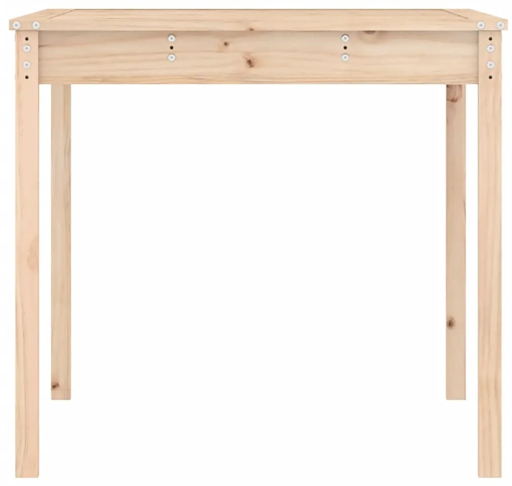 Mesa de jardim 121x82,5x76 cm madeira de pinho maciça