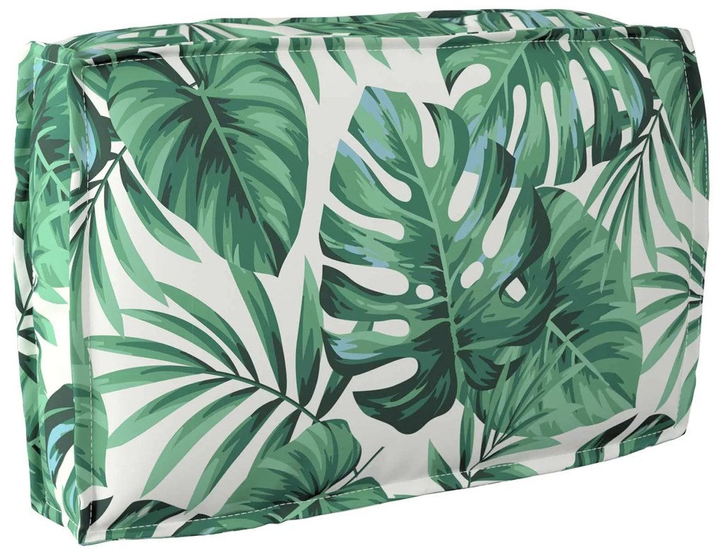 vidaXL Almofada Folha Padrão de Folhas 60 x 40 x 12 cm Tecido Oxford