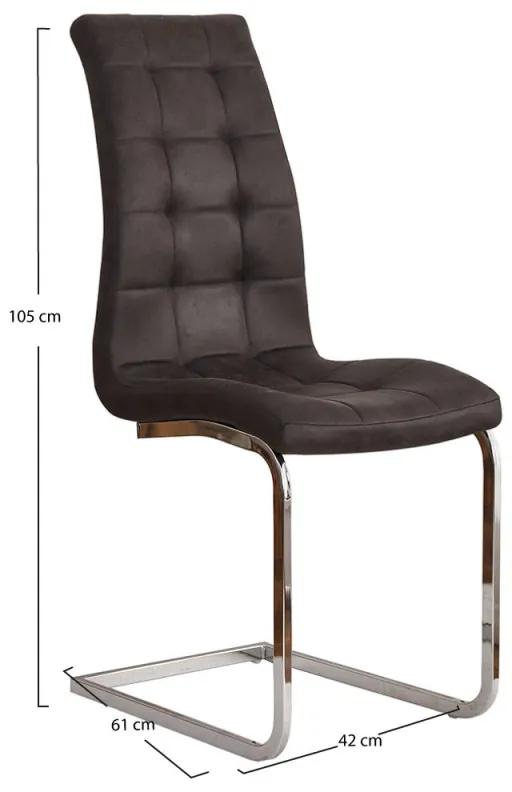 Cadeira Bluy Vintage - Cinza escuro