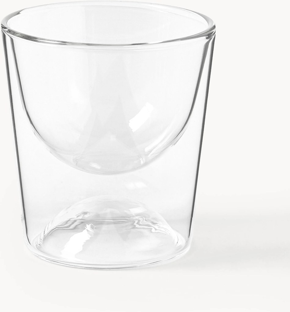 Copos artesanais em vidro borossilicato Marcus, conjunto de 4