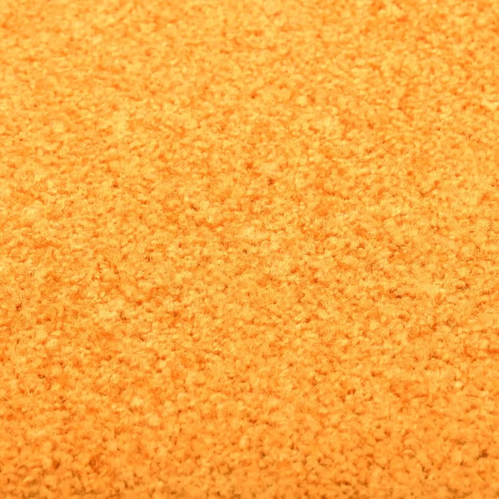 Tapete de porta lavável 90x120 cm laranja