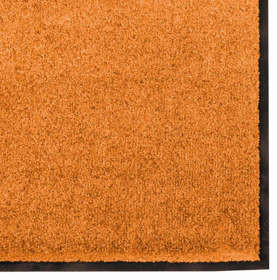 Capacho lavável laranja 120x250 cm
