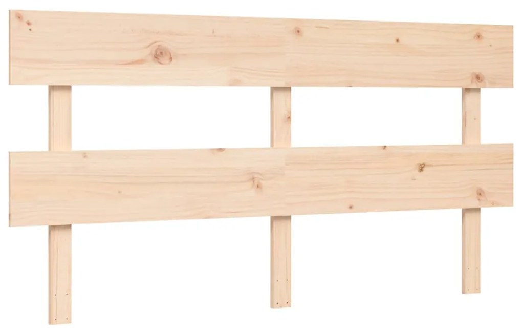 Estrutura de cama King Size com cabeceira madeira maciça