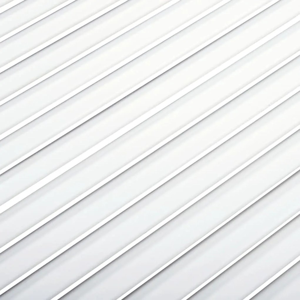 Portas de armário 4 pcs design de persiana pinho maciço branco