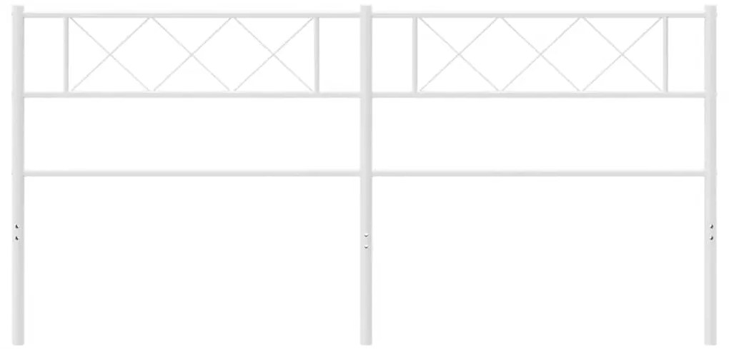 Cabeceira de cama 193 cm metal branco