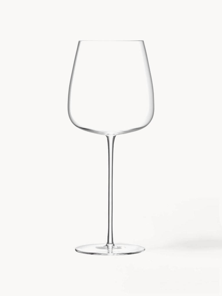 Copo de vinho tinto artesanal em filigrana Wine Culture, conjunto de 2