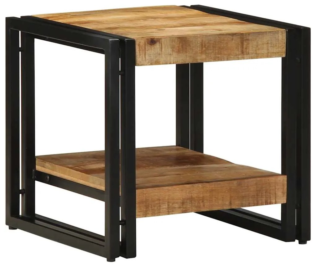 Mesa de centro vidaXL 40x50x38 cm Madeira de mangueira maciça