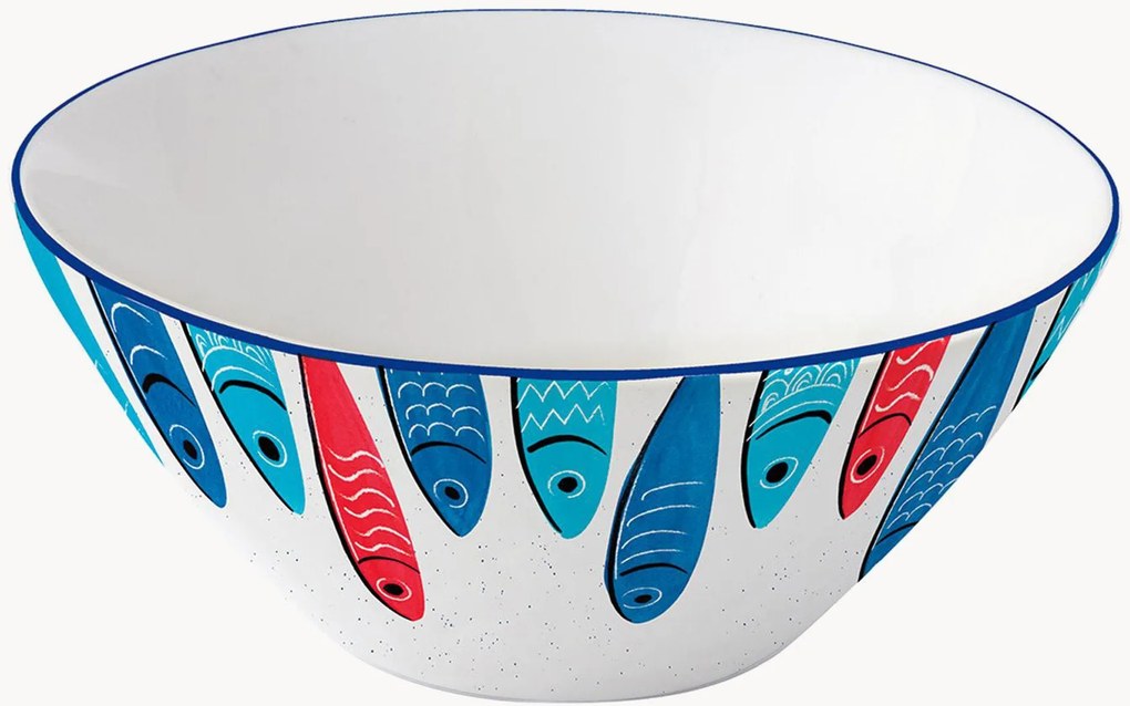 Taça pequena em porcelana Sardine's Party