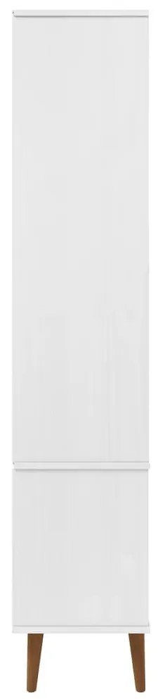 Vitrina MOLDE 90x35x175 cm pinho maciço branco