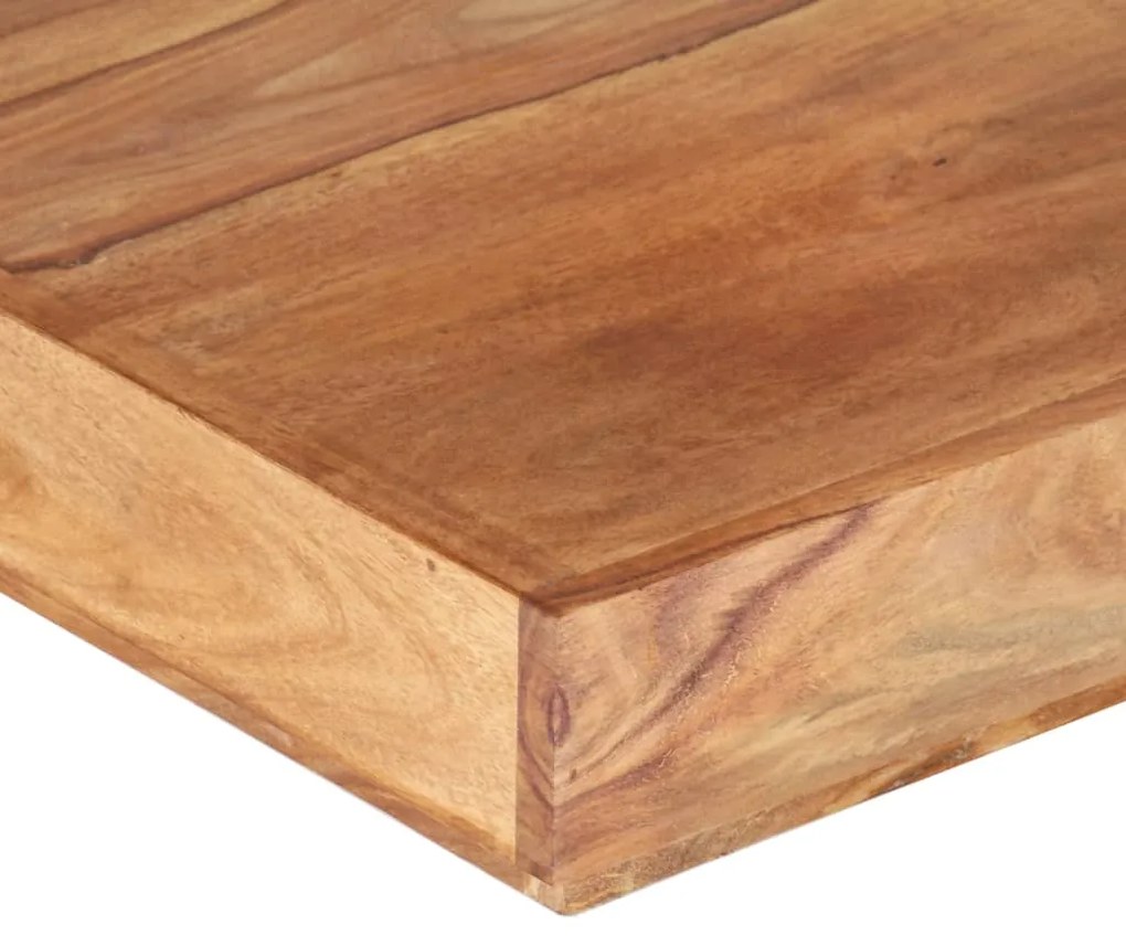 Mesa de centro 45x45x40 cm madeira de acácia maciça