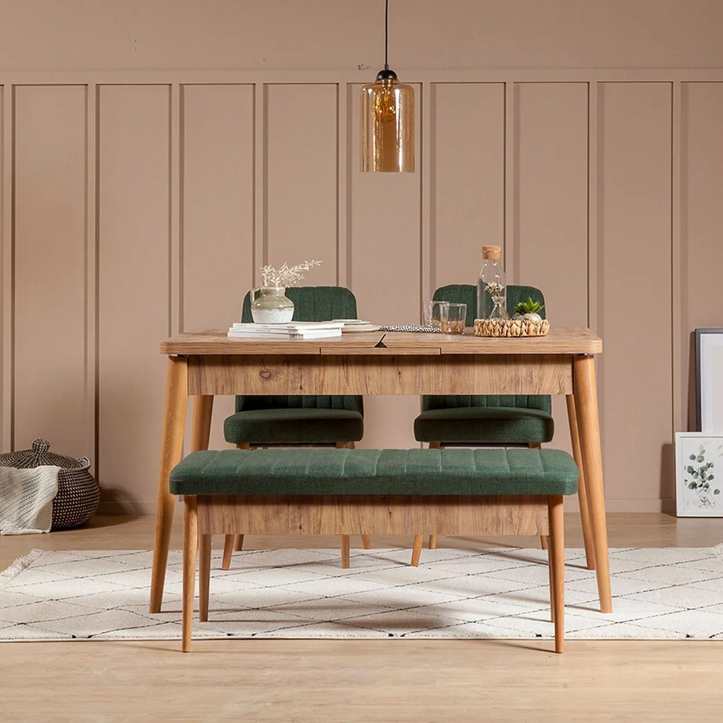 Banco Vina – Atlantic Pine Green – 110x46x40 cm