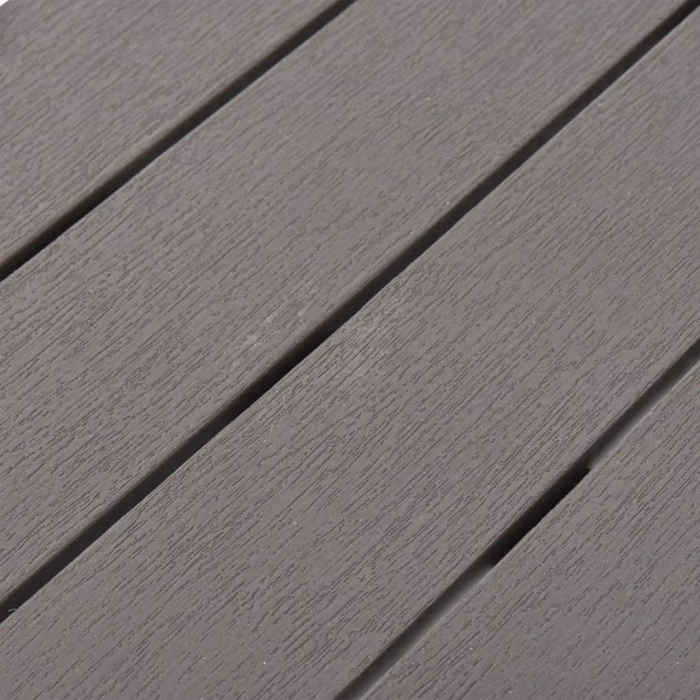 Bancos de jardim 2 pcs plástico mocca