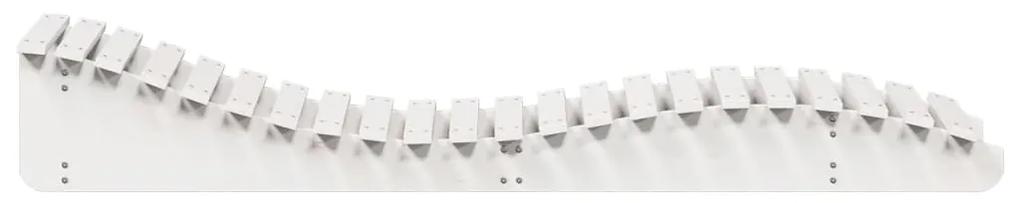 Espreguiçadeiras 2 pcs 205x60x31,5 cm pinho maciço branco