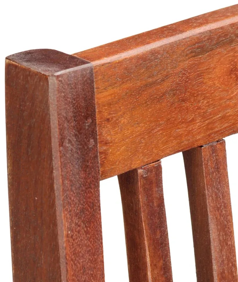 Cadeiras de jantar 2 pcs madeira de mangueira maciça