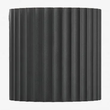 Aplique De Parede Led Para Exterior Em Alumínio Barein Preto - Sklum