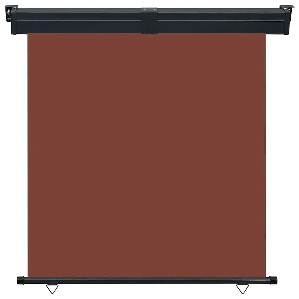Toldo lateral para varanda 165x250 cm castanho