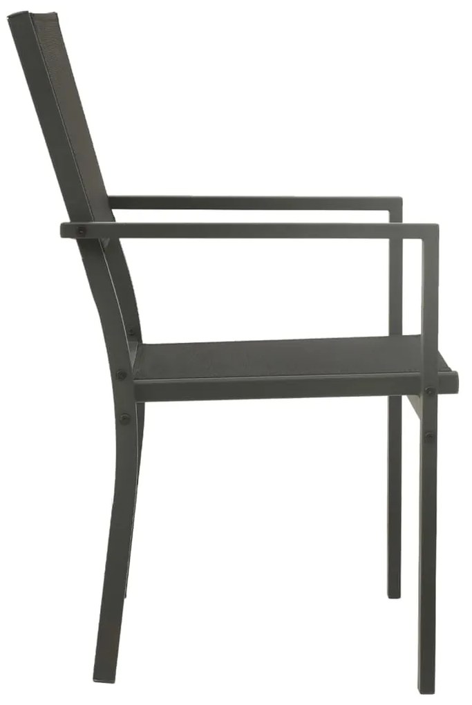 9 pcs conjunto de jantar para exterior aço
