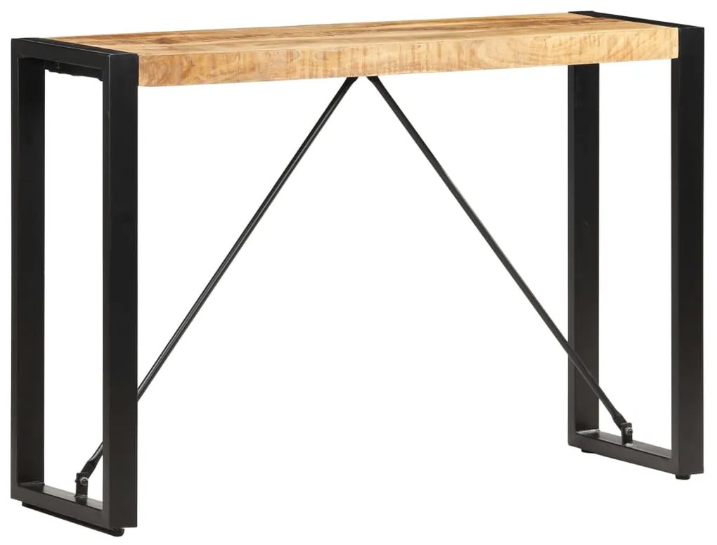 Mesa consola 110x35x76 cm madeira de mangueira maciça