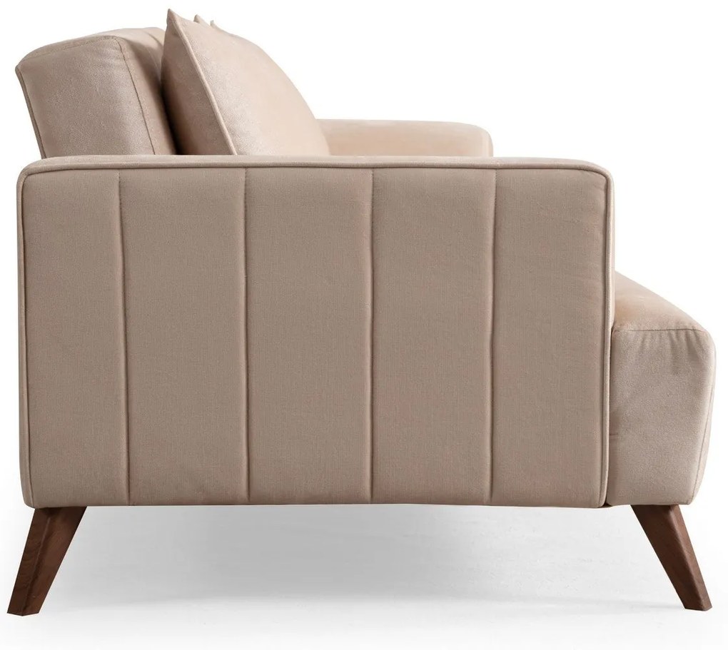 Sofá de 3 Lugares Buhara – Ecru – 100x78x220 cm