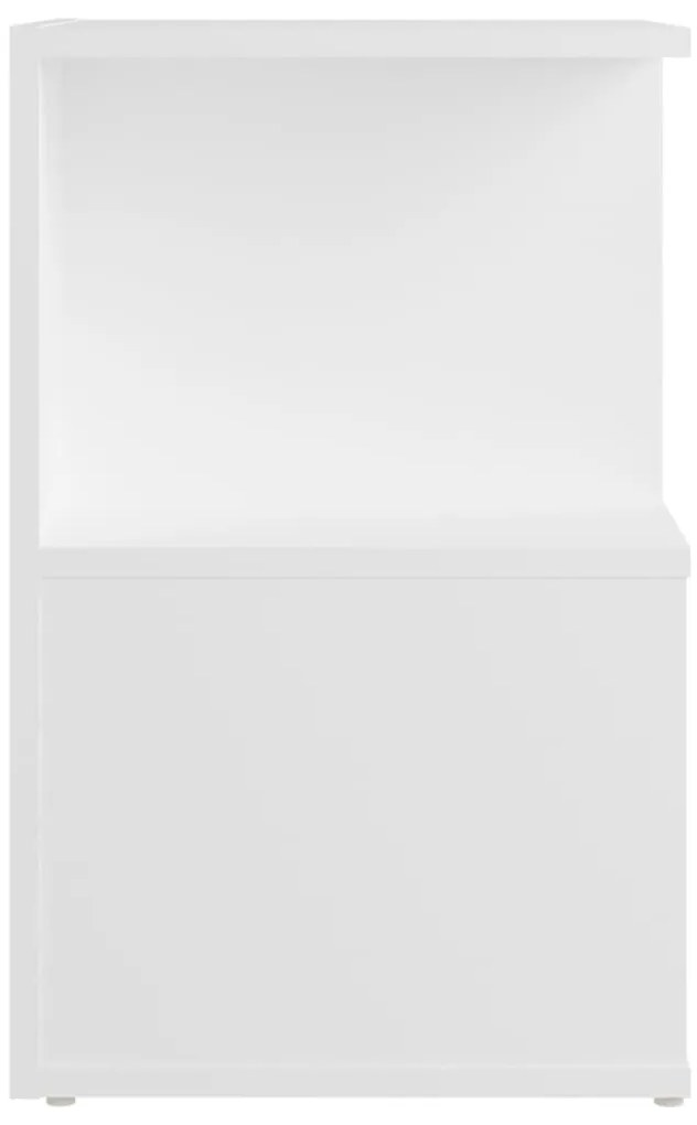 Mesa de cabeceira 35x35x55 cm derivados de madeira branco
