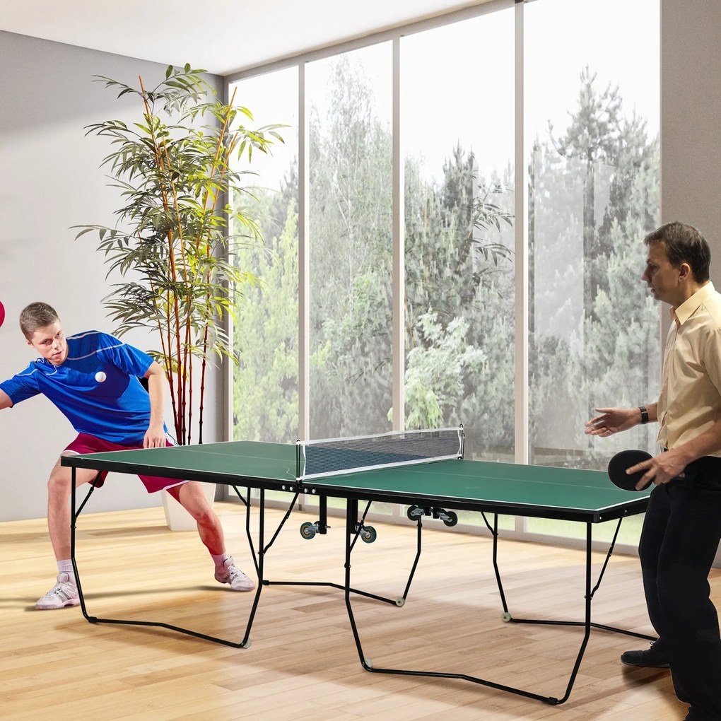 SPORTNOW Mesa de Ping Pong Dobrável para Interiores e Exteriores Mesa