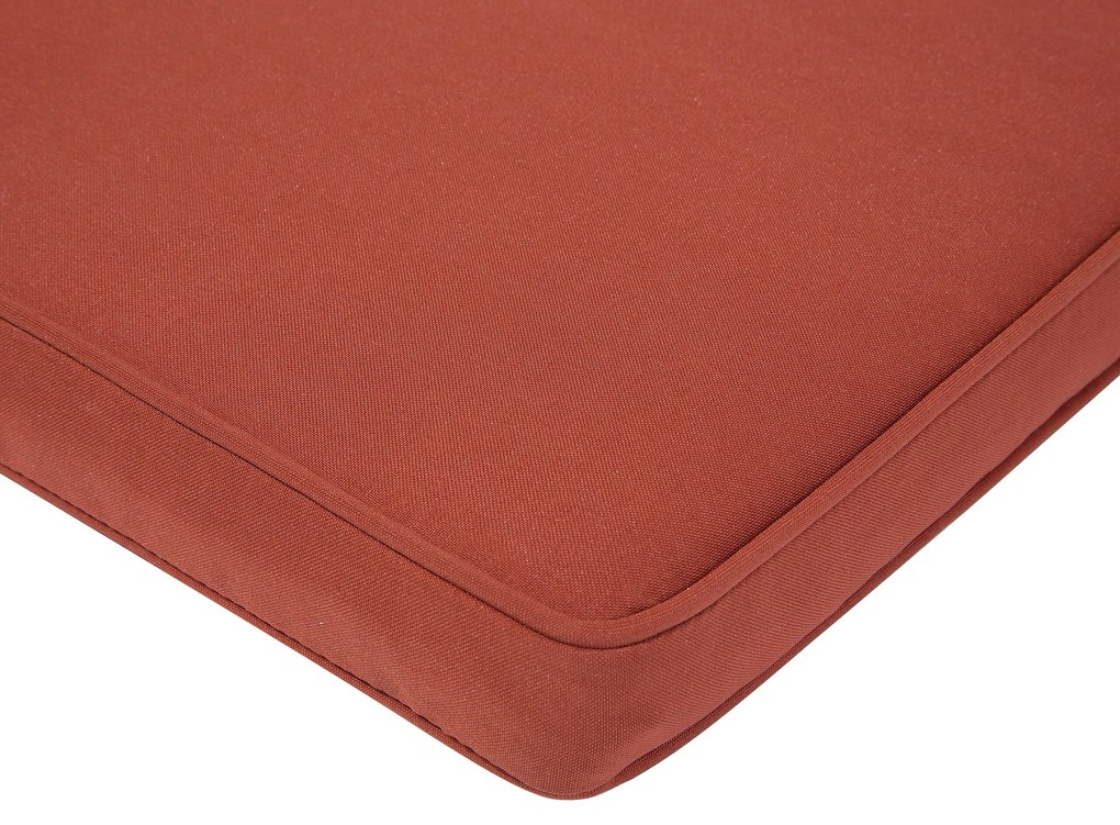 Confortável almofada terracota para banco de jardim 169 x 50 x 5 cm VIVARA  Beliani