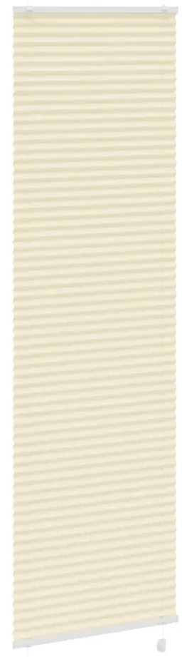 Creme Plissada Cega 55x200 cm Largura Tecido 54,4 cm Poliéster