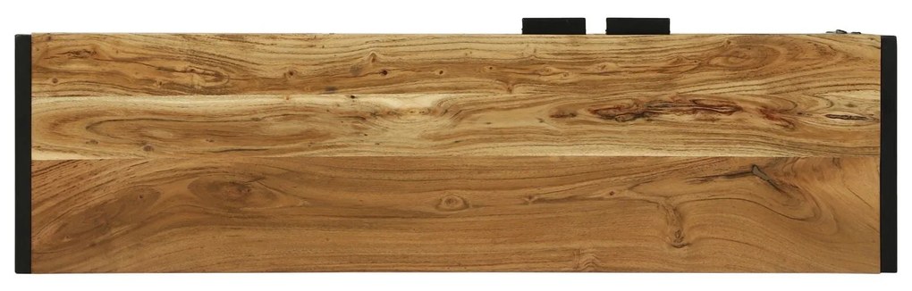 Aparador de TV 110x30x50 cm Madeira de Acácia Sólida