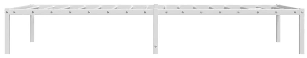 Estrutura de cama 100x200 cm metal branco