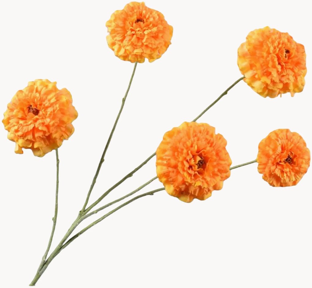 Flores artificiais Tagetes, conjunto de 2