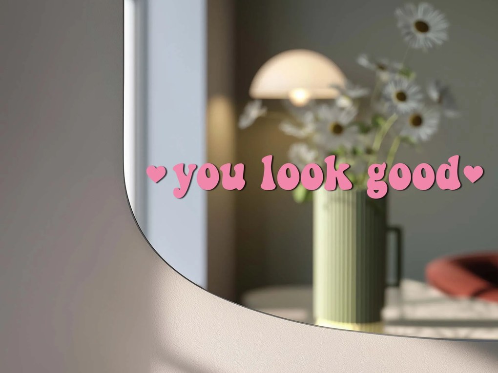 Autocolante para espelho S12 – You look good