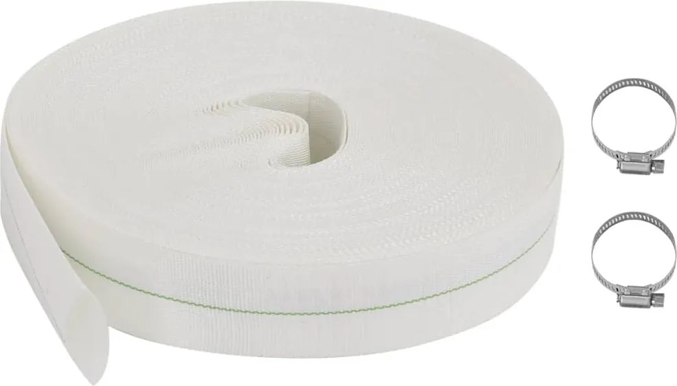 vidaXL Mangueira plana 50 m 1" PE