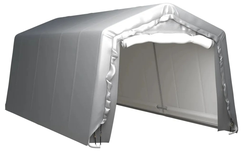 vidaXL Tenda de armazenamento 300x600 cm aço cinzento