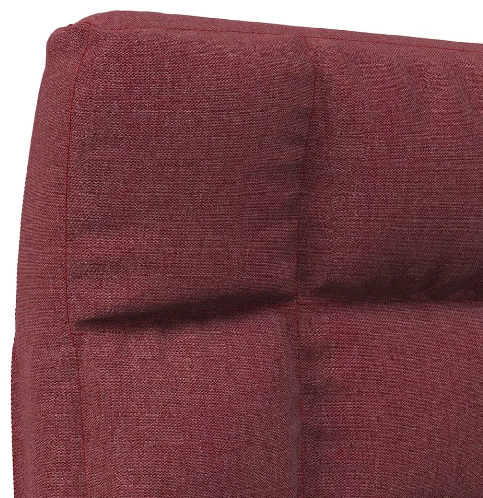Colchão/cadeira de piso dobrável tecido vermelho tinto