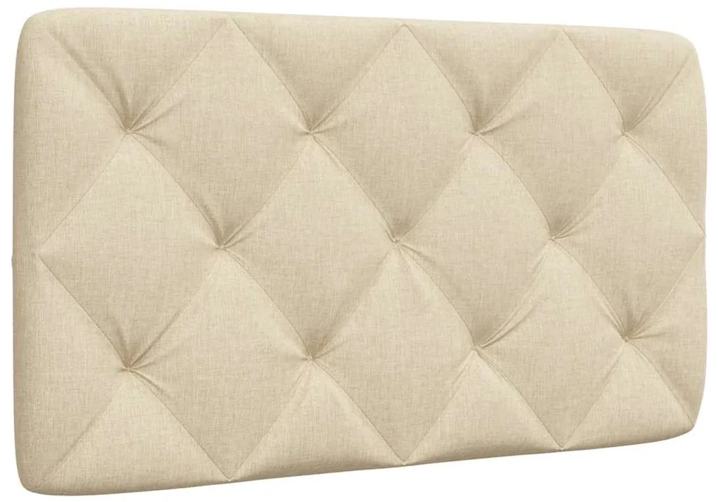 Almofadão de cabeceira 90 cm tecido creme