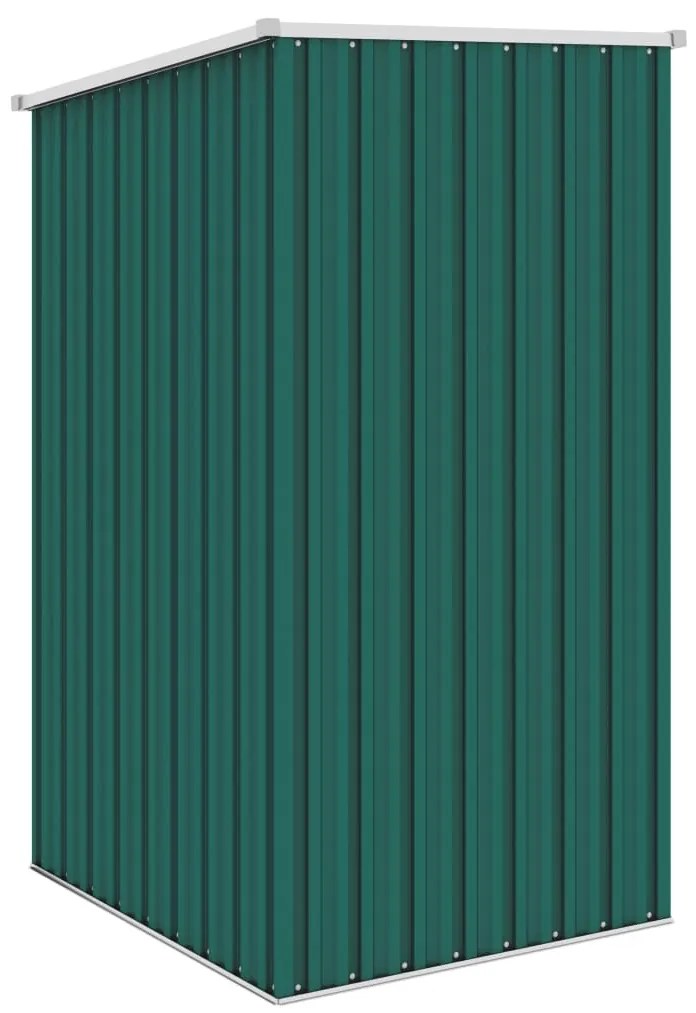 Abrigo de jardim 87x98x159 cm aço galvanizado verde