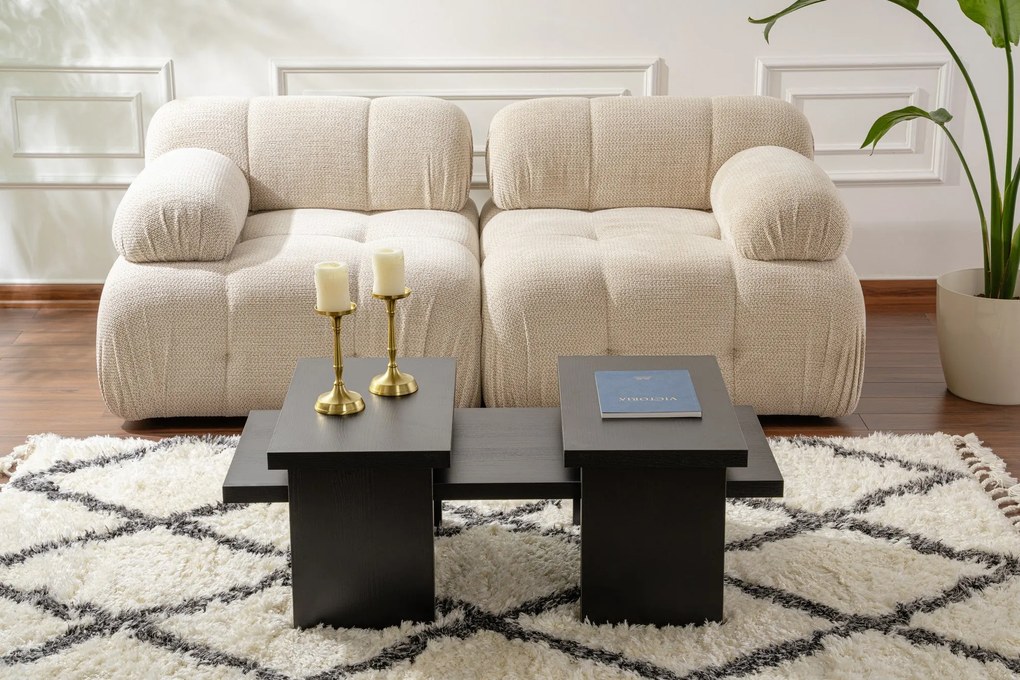 Mesa de Centro Sanctuary – Preto Madeira – 110x39,3x45 cm