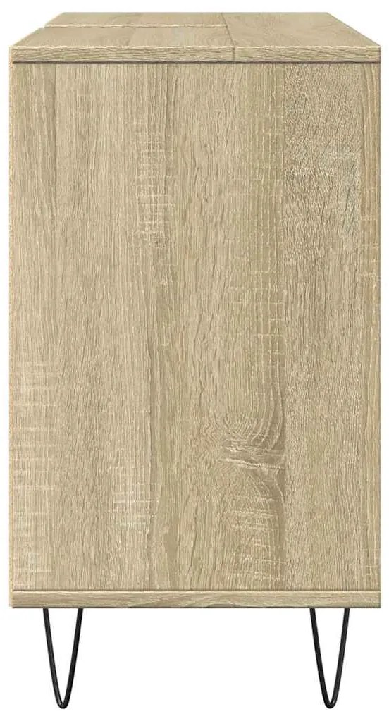 Armário p/ casa banho 80x33x60cm deriv. madeira carvalho sonoma