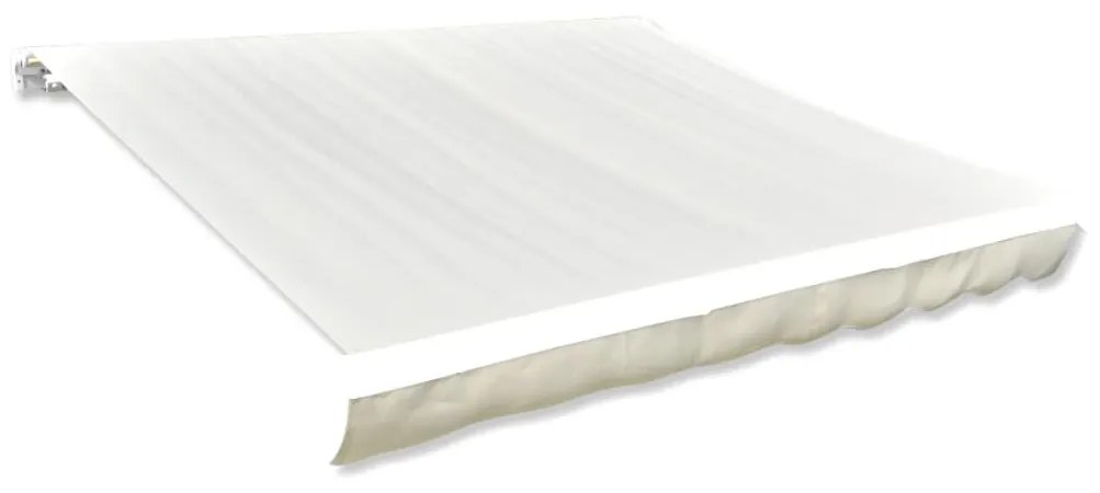 141014 vidaXL Lona para toldo creme 4 x 3 m (sem estrutura/caixa)