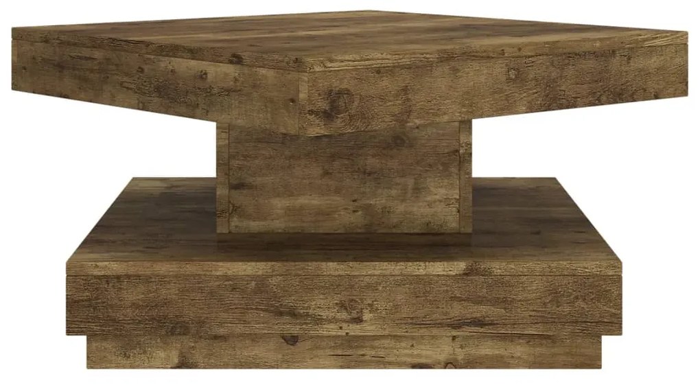 Mesa de centro 60x60x35 cm MDF castanho-escuro