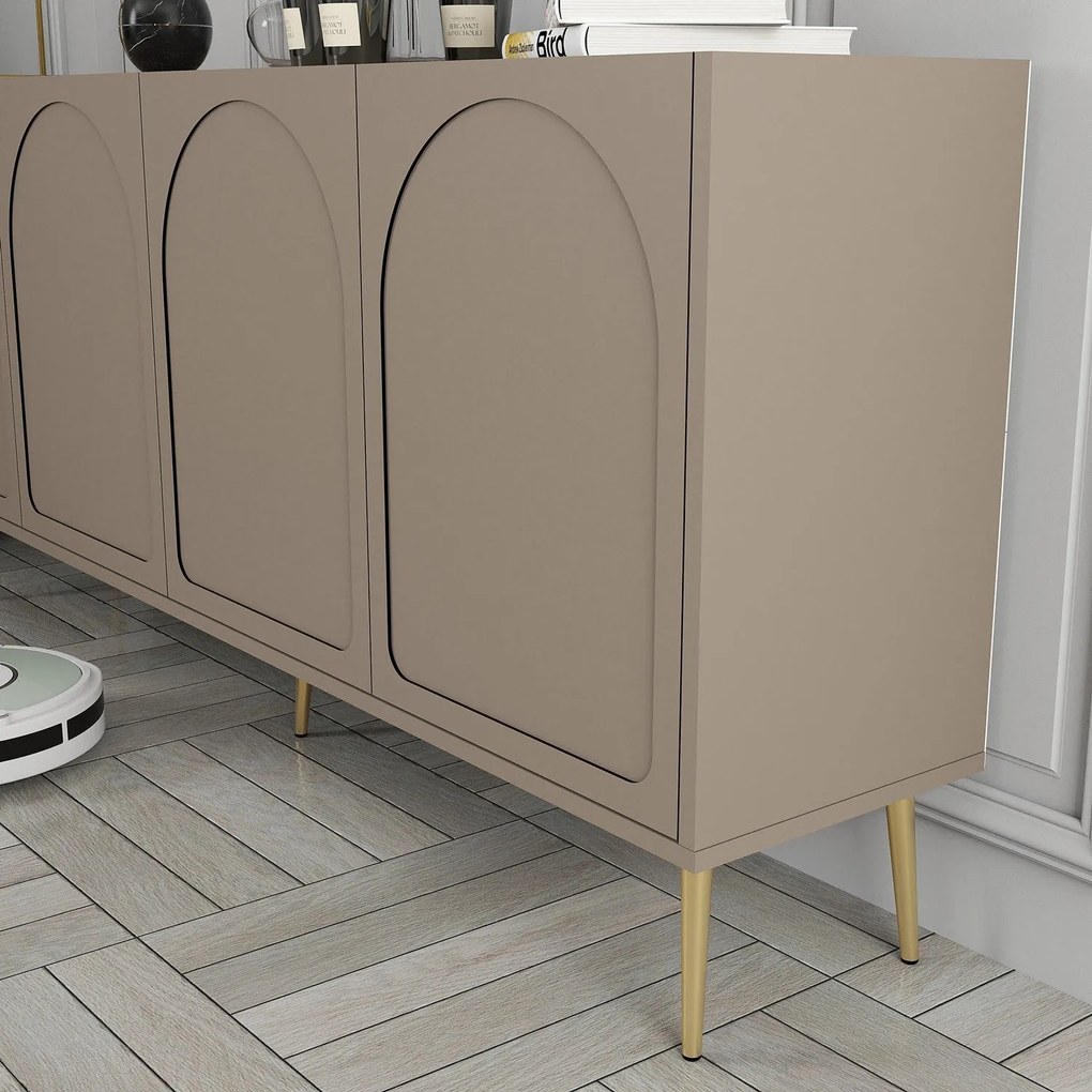 Console Lyon – Atlas Gold – 180x80x35 cm